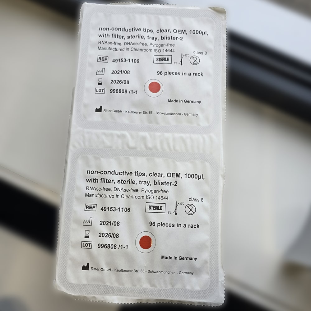 Ritter non-conductive Tips 1000 Mikroliter – Tecan-Stil | Abverkaufsaktion – Bild 2